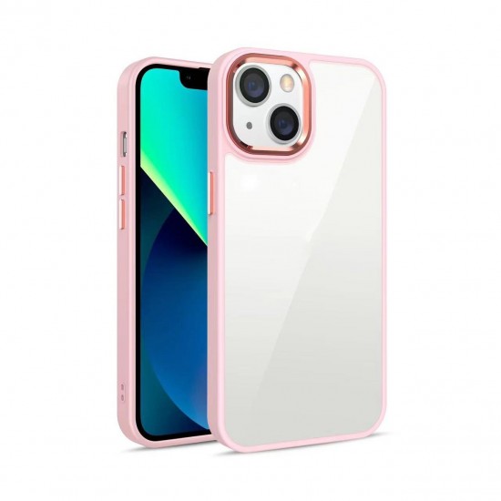 Husa spate pentru iPhone 12 Pro Max - Leaf Case Roz