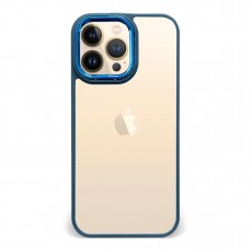 Husa spate pentru iPhone 12 Pro Max - Leaf Case Albastru