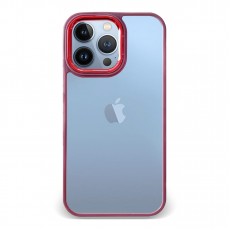 Husa spate pentru iPhone 12 Pro Max - Leaf Case Visiniu