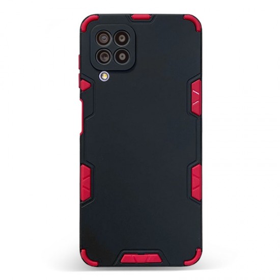 Husa spate pentru Samsung Galaxy A22 - Mantis Case Negru / Rosu 