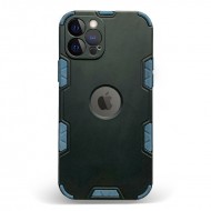 Husa spate pentru iPhone 12 Pro Max - Mantis Case Negru / Bleu