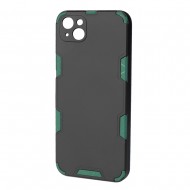 Husa spate pentru iPhone 14 Plus - Mantis Case Negru / Vernil