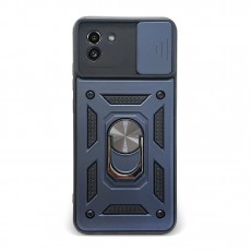 Husa spate pentru Samsung Galaxy A03 - Slide Case Albastru Inchis