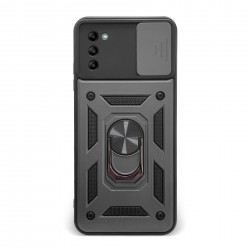 Husa spate pentru Samsung Galaxy A03S - Slide Case Negru