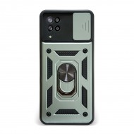 Husa spate pentru Samsung Galaxy A12 - Slide Case Vernil