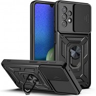 Husa spate pentru Samsung Galaxy A13 - Slide Case Negru