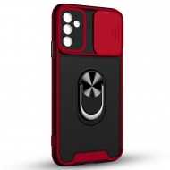 Husa spate pentru Samsung Galaxy A13 5G - Slide Case Rosu
