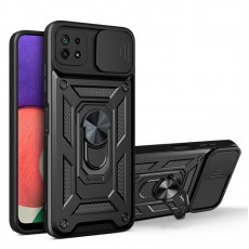 Husa spate pentru Samsung Galaxy A22 5G - Slide Case Negru