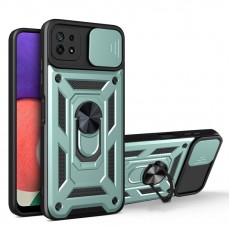 Husa spate pentru Samsung Galaxy A22 5G - Slide Case Vernil