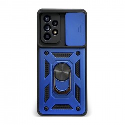 Husa spate pentru Samsung Galaxy A52 - Slide Case Albastru