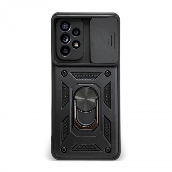 Husa spate pentru Samsung Galaxy A52 - Slide Case Negru
