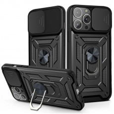 Husa spate pentru iPhone 13 Pro Max - Slide Case Negru