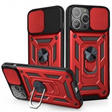 Husa spate pentru iPhone 13 Pro Max - Slide Case Rosu