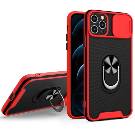 Husa spate pentru iPhone 12 Pro Max - Slide Case Rosu
