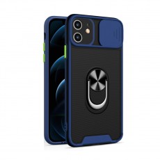 Husa spate pentru iPhone 11 - Slide Case Albastru