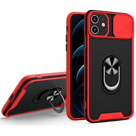 Husa spate pentru iPhone 14 Plus - Slide Case Rosu
