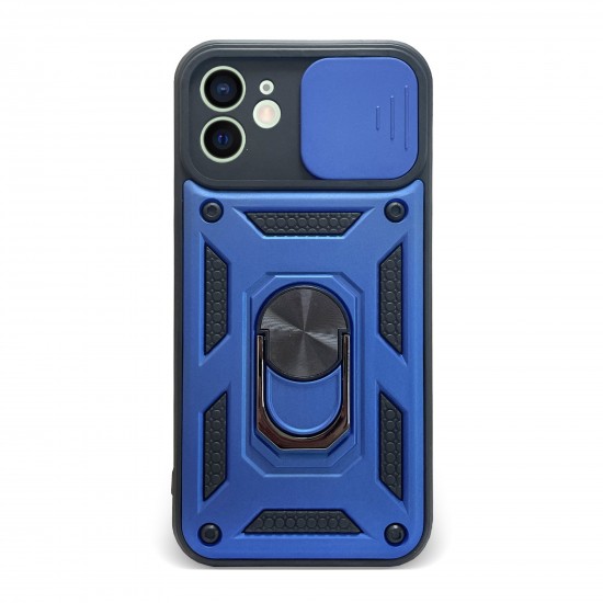 Husa spate pentru iPhone 12 Pro Max - Slide Case Albastru Deschis