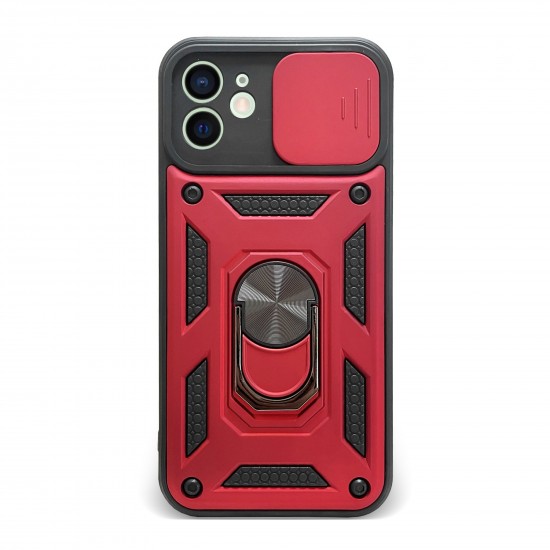 Husa spate pentru iPhone 12 Pro Max- Slide Case Rosu