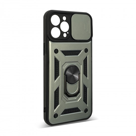 Husa spate pentru iPhone 12 Pro Max - Slide Case Verde