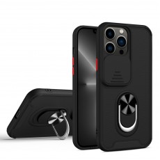 Husa spate pentru iPhone 13 Pro Max - Slide Case Negru