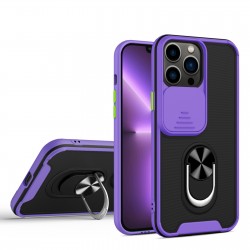 Husa spate pentru iPhone 13 Pro Max - Slide Case Mov