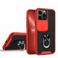 Husa spate pentru iPhone 13 Pro Max - Slide Case Rosu