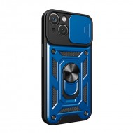 Husa spate pentru iPhone 14 - Slide Case Albastru Deschis