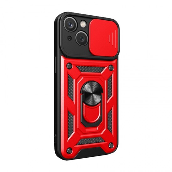 Husa spate pentru iPhone 14 - Slide Case Rosu