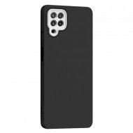 Husa spate pentru Samsung Galaxy A22 - Vanex Case Negru Alb