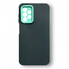 Husa spate pentru Samsung Galaxy A13 - Vanex Case Negru Turcoaz