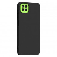 Husa spate pentru Samsung Galaxy A22 5G - Vanex Case Negru VerdeF