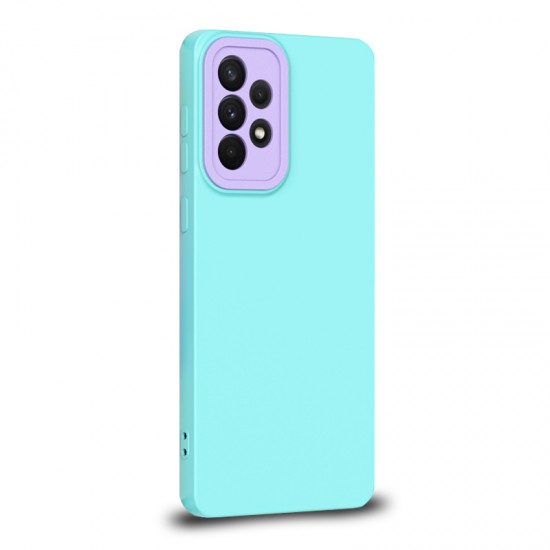 Husa spate pentru Samsung Galaxy A73 5G - Vanex Case Turcoaz Mov