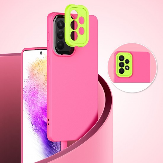 Husa spate pentru Samsung Galaxy A72 - Vanex Case Roz VerdeF