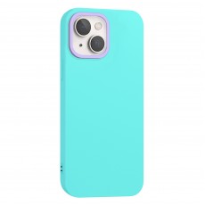 Husa spate pentru iPhone 14 Plus - Vanex Case Turcoaz si Mov