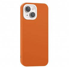 Husa spate pentru iPhone 14 Plus - Vanex Case Portocaliu Alb