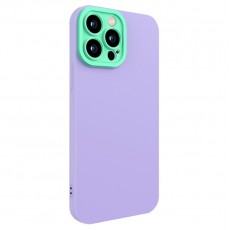 Husa spate pentru iPhone 13 Pro Max - Vanex Case Mov Turcoaz