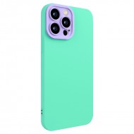 Husa spate pentru iPhone 13 Pro - Vanex Case Turcoaz Mov