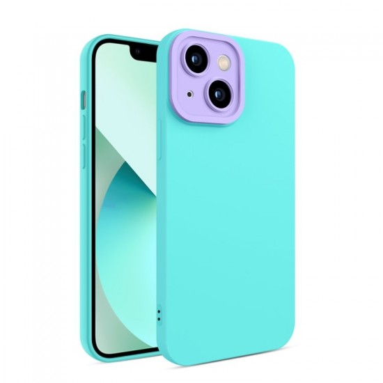 Husa spate pentru iPhone 13 - Vanex Case Turcoaz Mov
