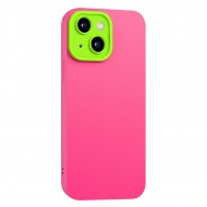 Husa spate pentru iPhone 13 - Vanex Case Roz VerdeF