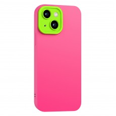 Husa spate pentru iPhone 13 - Vanex Case Roz VerdeF