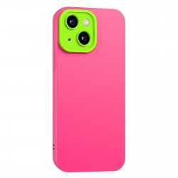 Husa spate pentru iPhone 13 - Vanex Case Roz VerdeF