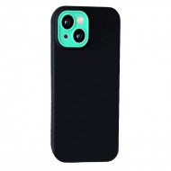 Husa spate pentru iPhone 14 - Vanex Case Negru Turcoaz