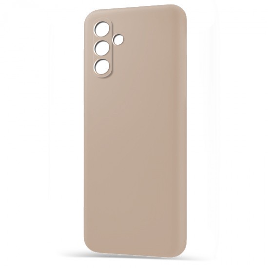 Husa spate pentru Samsung A04s - Silicon Line Maro Deschis
