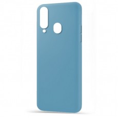 Husa spate pentru Samsung A20s - Silicon Line Bleu