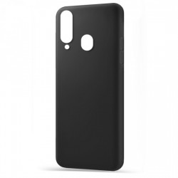 Husa spate pentru Samsung A20s - Silicon Line Negru
