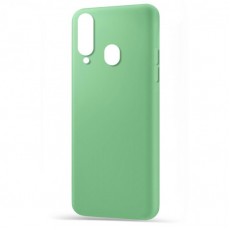 Husa spate pentru Samsung A20s - Silicon Line Verde