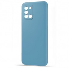 Husa spate pentru Samsung A31 - Silicon Line Bleu