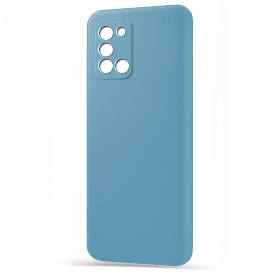 Husa spate pentru Samsung A31 - Silicon Line Bleu