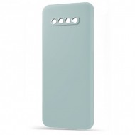 Husa spate pentru Samsung S10 - Silicon Line Gri