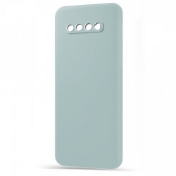 Husa spate pentru Samsung S10 - Silicon Line Gri